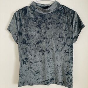 A New Day green velvet turtleneck top